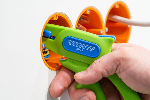 WEICON TOOLS Nr 5 Green Line - Ściągacz do izolacji 0,2 - 6 mm² - regulowany zakres