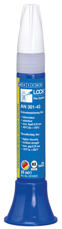 Weicon Lock AN 301-43 – zabezpieczenie śrub, średnia wytrzymałość, woda pitna – 20 ml