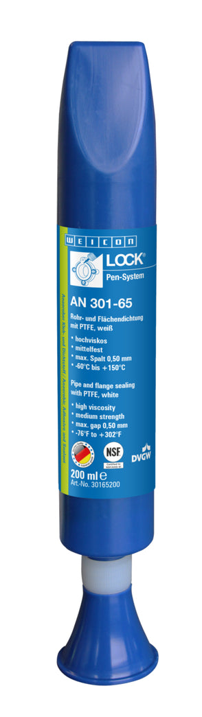 Weicon Lock AN 301-65 – uszczelniacz rur i powierzchni z PTFE – 200 ml