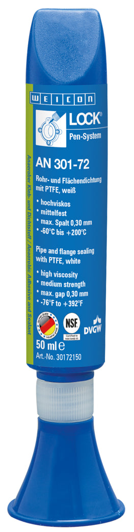 Weicon Lock AN 301-72 – wysokotemperaturowy uszczelniacz rur i powierzchni z PTFE – 50 ml