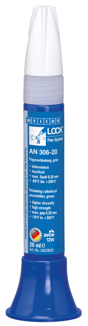 Weicon Lock AN 306-20 – wysokotemperaturowe mocowanie łożysk i części cylindrycznych – 20 ml