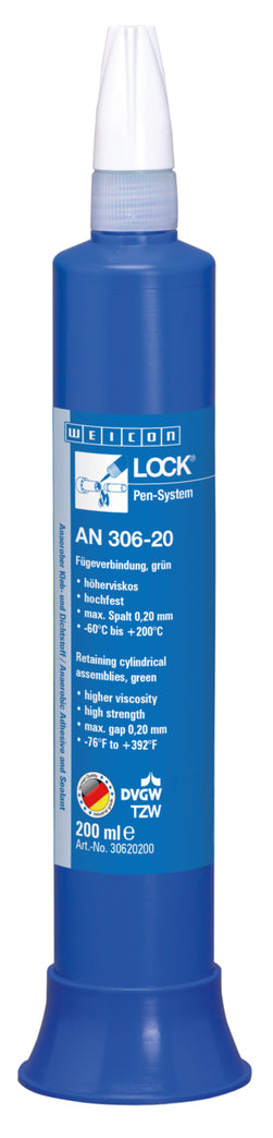 Weicon Lock AN 306-20 – wysokotemperaturowe mocowanie łożysk i części cylindrycznych – 200 ml