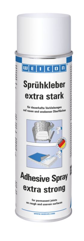 WEICON Kleber EXTRA STARK - Sprühkleber zum Verkleben von Filz, Kunstleder und Dämmstoffen