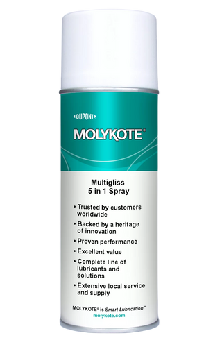 Molykote Multigliss Spray Durchdringende Konservierungsflüssigkeit - 400 ml